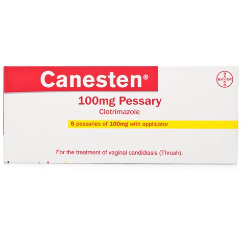 Canesten Vaginal Tablets Clotrimazole 100mg Chemist Direct