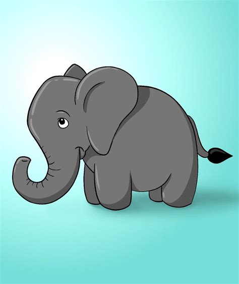 How To Draw Elephant For Kids