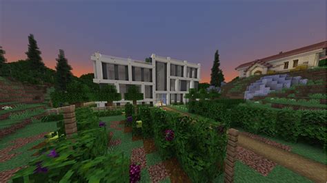 Minecraft Modern Mansion Schematic