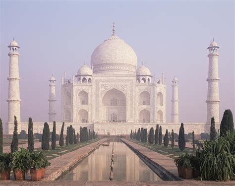 The Taj Mahal A White Marble Mausoleum Photograph By Dave And Les Jacobs