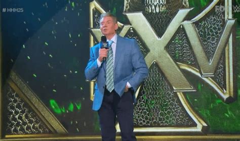 Vince Mcmahon Made A Surprise Appearance For Triple H 25th Anniversary