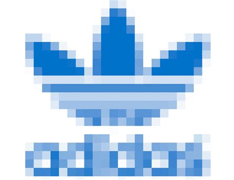 Pixelated Adidas Logo Think It Then Ink It