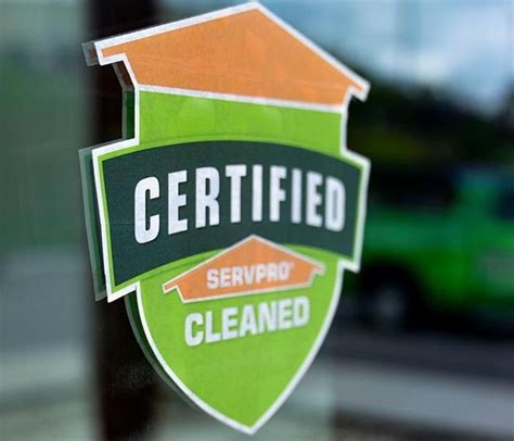 Certified Servpro Cleaned Servpro Of Brunswick