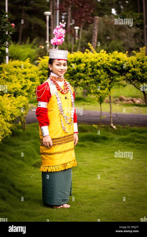 Beautiful Young Khasi Girl In Traditional Dress Photo Shoot In Shillong