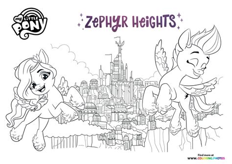 My Little Pony - A New Generation coloring pages for kids | Print for free