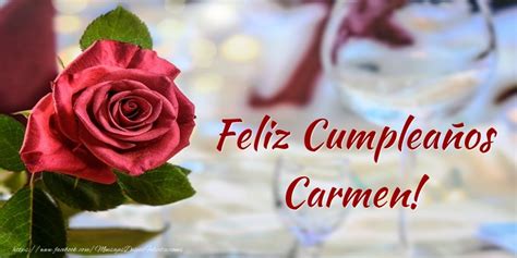 Carmen Felicitaciones De Cumpleaños