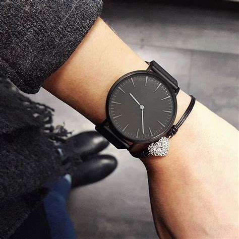 luxury ultra thin women watch top brand stainless steel quartz wristwatch lady dress watch