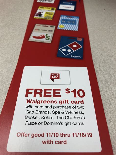 They have an existing amount of money on them, and they can be used to purchase products at specific stores. Which Walgreens gift card do we use for the free $10 with purchase of two other cards ...