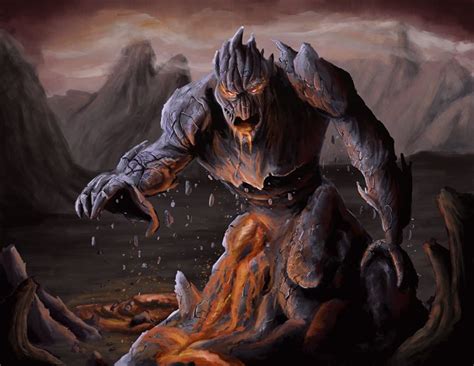 Master of the mountain 4.2 ninjago magazine 5 trivia 6 gallery 7 references while crossing the lava, cole, the upply, wu, and vania stumble. Lava Monster - Andrew Chambers - Digital Art, Fantasy ...