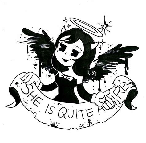 Pin By Bleh♡ On Batim Bendy And The Ink Machine Alice Angel Ink Blot