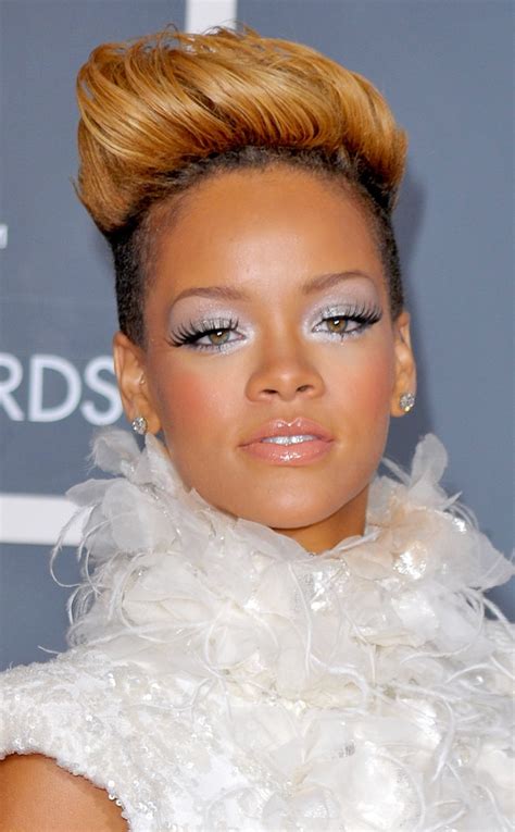 Rihanna From Grammy Awards Hair Evolutions E News