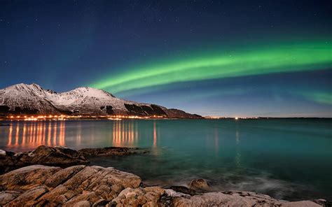 1080p Free Download Aurora Borealis In Norway Sea Norway Northern