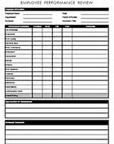 Images of Free Printable Employee Review Forms