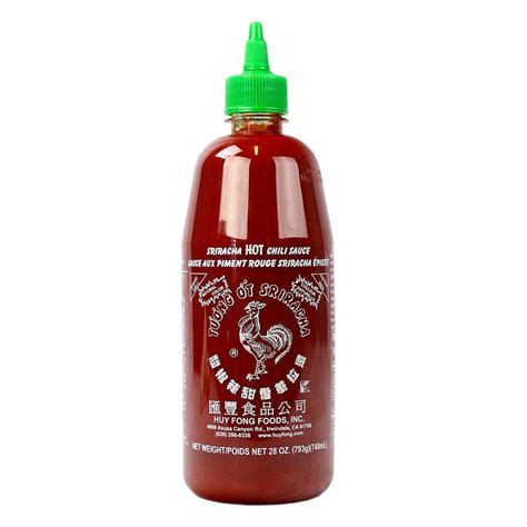 Chili Sauce Sriracha 28 Oz Huy Fong Foods Qualifirst