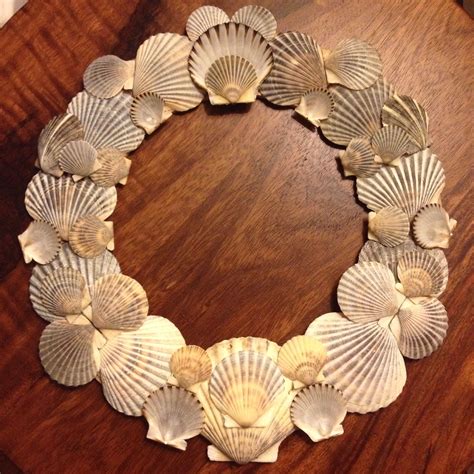 Diy Success Scallop Shell Wreath Made For Ms Meganckiley