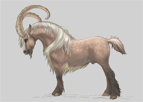 Ibexhorse Fantasy Creatures Art Mythical Creatures Avatar Animals