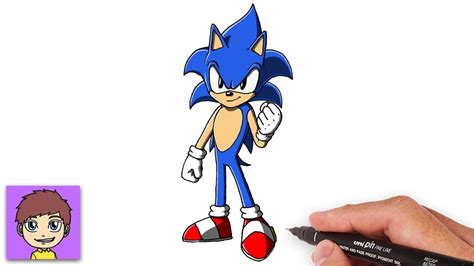 Como Dibujar A Sonic Paso A Paso Sonic The Hedgehog Dibujos Para Dibujar