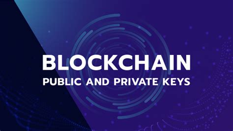 Blockchain Public And Private Keys Ecochain