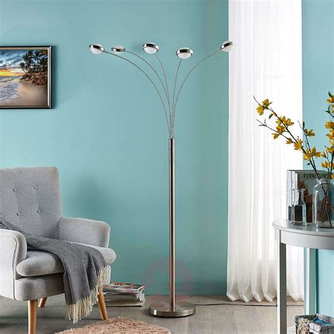 4.0 out of 5 stars. 5-bulb LED floor lamp Catriona with dimmer | Lights.co.uk