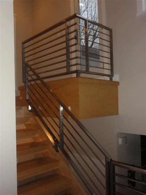 It is possible to create a loft conversion of your respective personal likes in decoration, with ornamental elements of wood, metal and other material easy to install that may increase the associated with your home as well. Stainless steel railings - Contemporary - Staircase - Philadelphia - by Capozzoli Stairworks