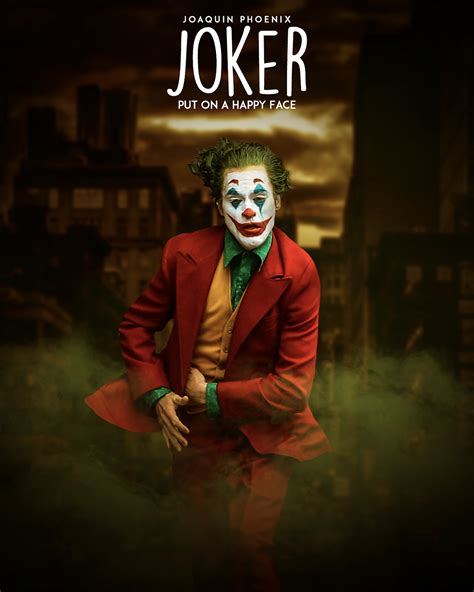 Joaquin phoenix, zazie beetz, josh pais vb. Joker Film Unofficial Poster 2019 on Behance