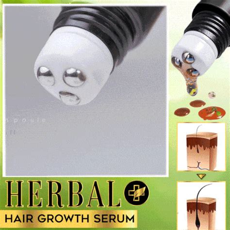 Herbal Rolling Ball Massage Hair Reactive Serum Joopzy