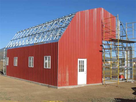 Gambrel Barn Style Metal Building Kit