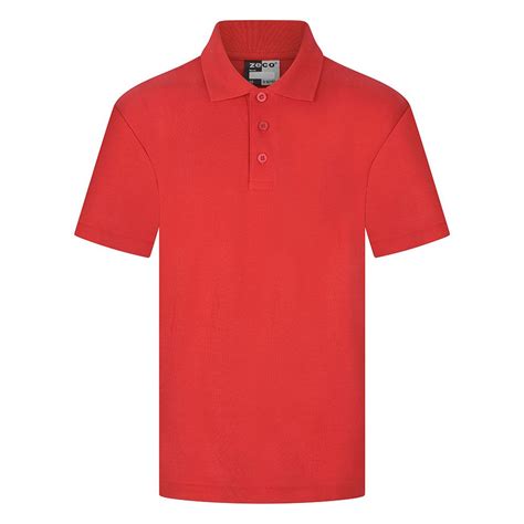 Red School Polo Shirt