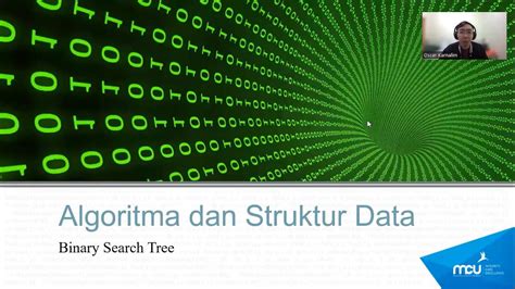 Struktur Data Binary Search Tree Pohon Pencarian Biner Youtube