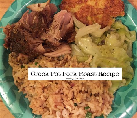 Pot roast was a standard growing up, and still continues to be in my parents' household. Easy Crock Pot Pork Roast Recipe - yo-toi.com