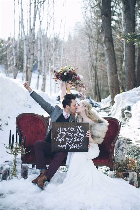 White Winter Wedding Ideas Will Warm Your Heart Winter Wedding Photos
