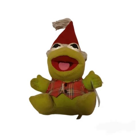 1987 Mcdonalds Jim Henson Baby Kermit The Frog Stuffed Plush Muppet