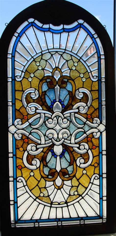Large American Leaded Stained Glass Window C 1900 Glass Window Stained Glass Stained Glass