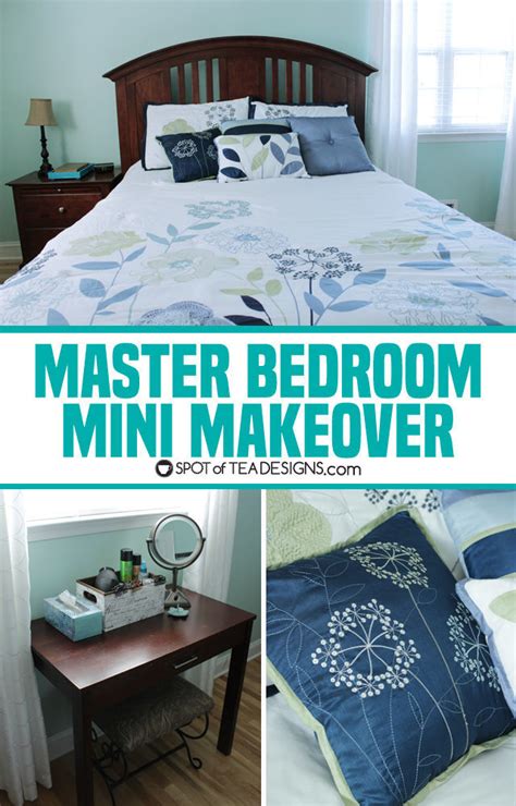 Calming Master Bedroom Mini Makeover Spot Of Tea Designs