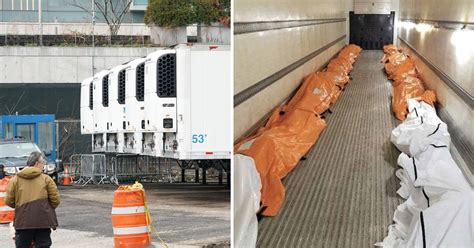 Makeshift Morgues Being Built In New York As Dead Bodies Are Loaded