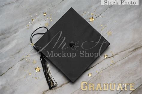 Graduation Cap Mockup For Cap Topper Designs Class Of 2021
