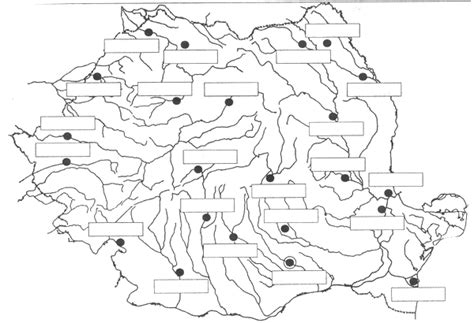 Harta Muta Orasele Si Raurile Romaniei Profu De Geogra