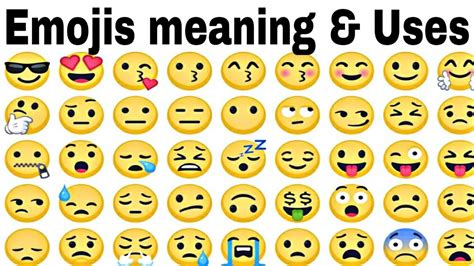 Whatsapp Emoji Meaning Emojis And Their Meanings Emoji Emoticon Meaning