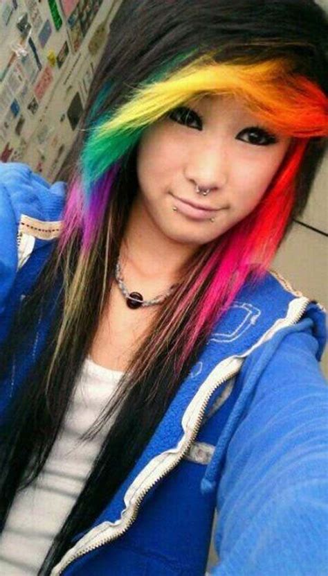 Emo Hair Style Ideas For Girls Be A Punk Rockstar With Cool Hair