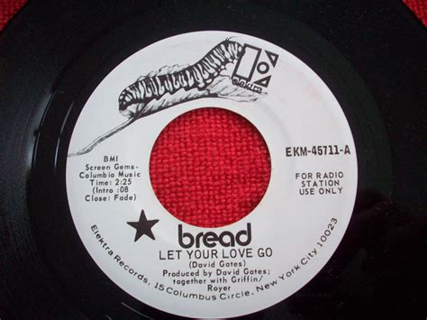 bread let your love go 1970 vinyl discogs