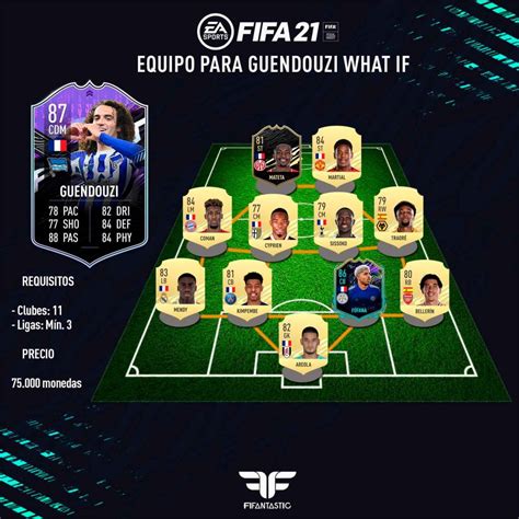 Create your own fifa 21 ultimate team squad with our squad builder and find player stats using our player database. Equipo para conseguir a Guendouzi What If en FIFA 21 ...