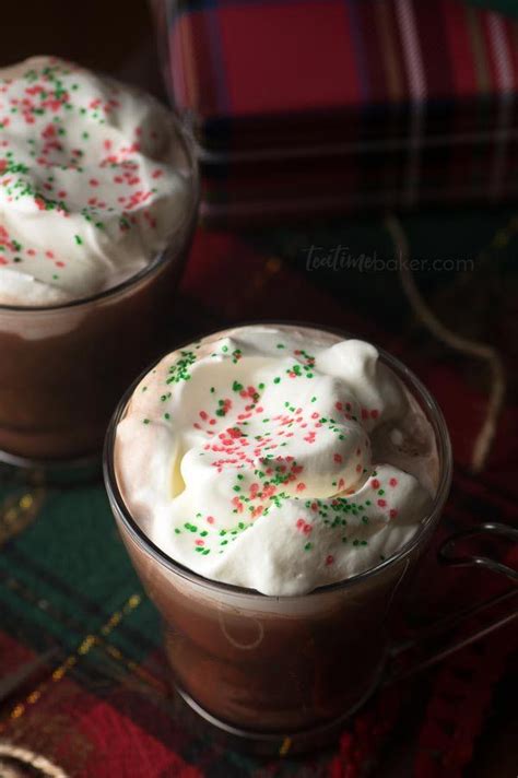 Hot Chocolate With Peppermint Whipped Cream Recipe Peppermint