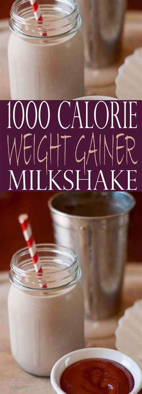 Homemade Weight Gainer Shake 1000 Calories Without Protein Powder