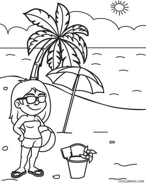 Desenho De Tom E Jerry Tomando Sol Na Praia Para Colorir Tudodesenhos