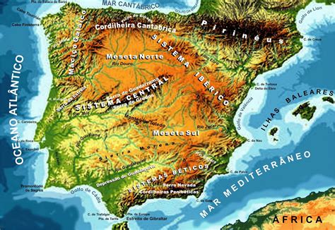 Atlas HistÓrico Da PenÍnsula IbÉrica CaracterÍsticas GeogrÁficas Da