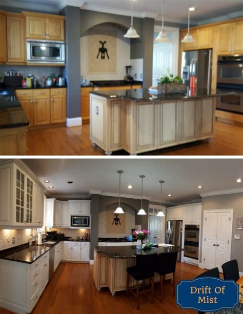 Before And Afters 2 Cabinet Girls White Dove Sherwin Williams Sherwin