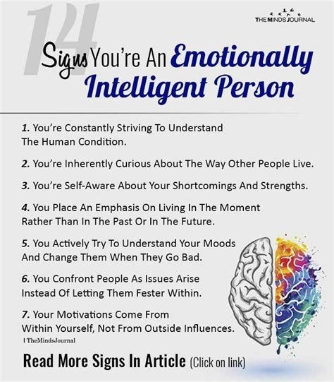 14 Signs Youre An Emotionally Intelligent Person The Minds Journal