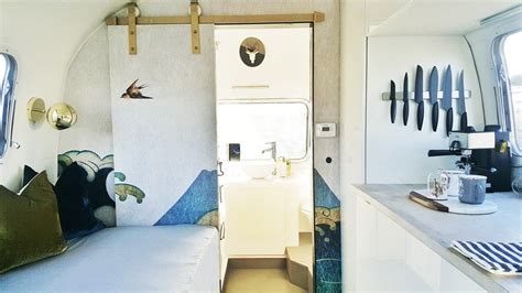 An Airstream Trailer From 1972 Thats Been Completely Renovated Into A