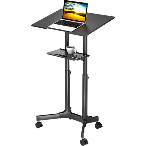 Buy Bontec Lecterns And Podiums Portable Mobile Standing Laptop Desk Sit