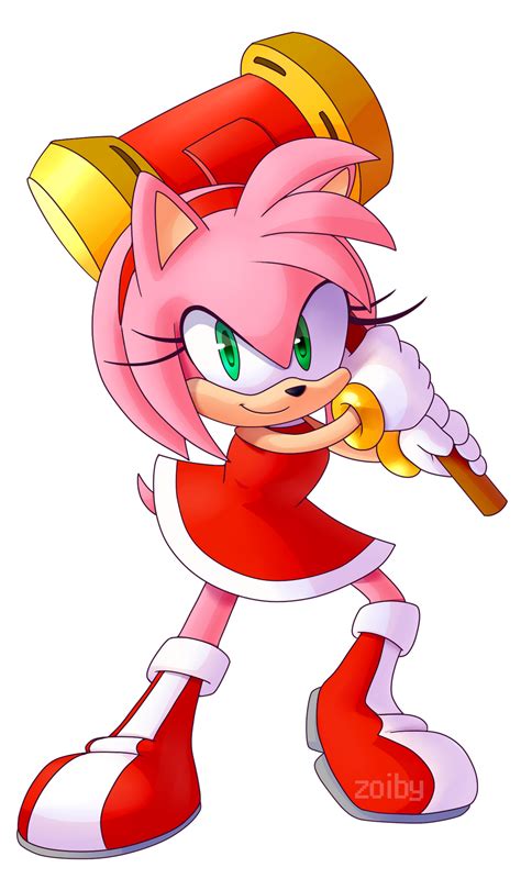 Amy Rose By Zoiby On Deviantart